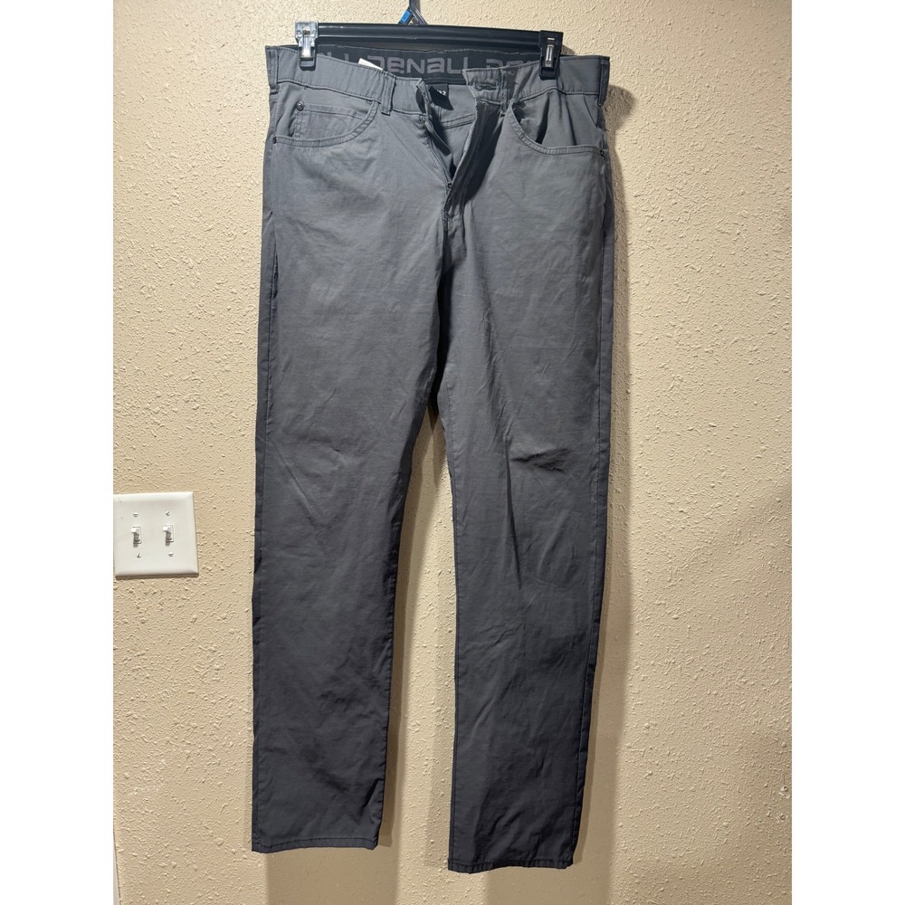 Denali Mens Gray Outdoor Hiking Performance Pants Stretch 32x32 RN 95705